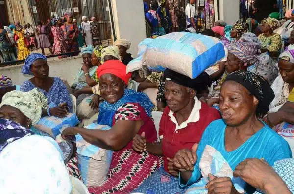 Christmas Without Hunger Initiative Gave Free Bags Of Rice To 896 Widows, Others